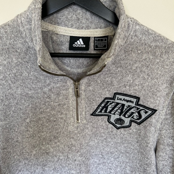 LA Kings Quarter Zip Sweater Size S - Picture 2 of 6